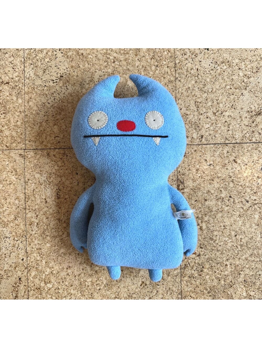 Uglydoll Gato Deluxe Plush 15 Inch Blue Cat 2007 Retired Collectible Stuffed Toy